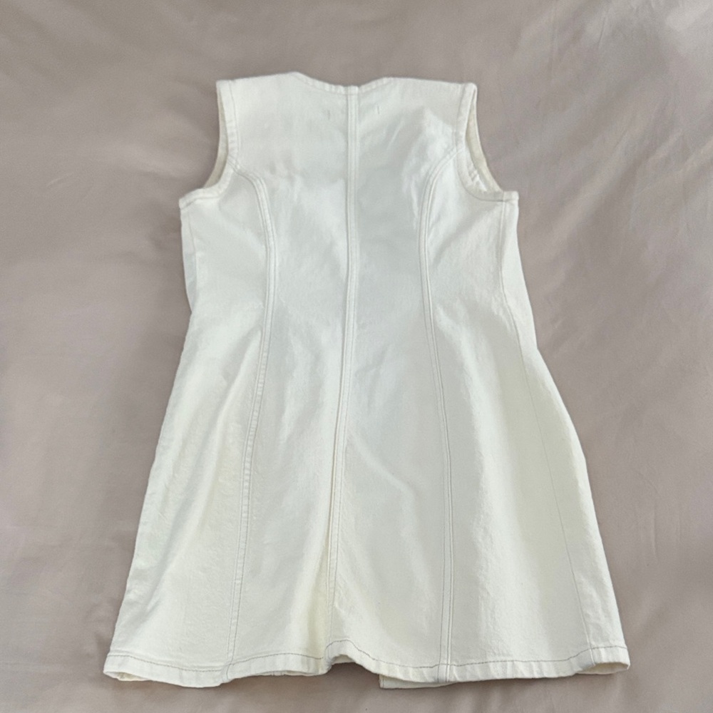Abercrombie Sleeveless Denim Button-Down Dress - Picture 4 of 6